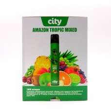 АМАЗОНИЯ ТРОПИЧЕСКИЙ МИКС City 1000 затяжек 1,8 % nic Одноразовая электронная сигарета купить АМАЗОНИЯ ТРОПИЧЕСКИЙ МИКС City 1000 затяжек 1,8 % nic Одноразовая электронная сигарета купить