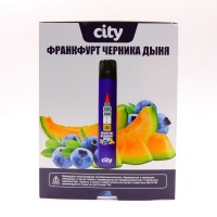 ФРАНКФУРТ ЧЕРНИКА ДЫНЯ City 1000 затяжек 1,8 % nic Одноразовая электронная сигарета купить ФРАНКФУРТ ЧЕРНИКА ДЫНЯ City 1000 затяжек 1,8 % nic Одноразовая электронная сигарета купить