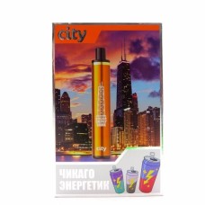 ЧИКАГО ЭНЕРГЕТИК City 1300 затяжек Одноразовая электронная сигарета купить