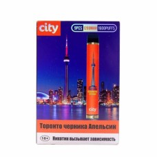 ТОРОНТО ЧЕРНИКА АПЕЛЬСИН City 1600 затяжек Одноразовая электронная сигарета купить ТОРОНТО ЧЕРНИКА АПЕЛЬСИН City 1600 затяжек Одноразовая электронная сигарета купить