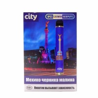 МЕХИКО ЧЕРНИКА МАЛИНА City 1600 затяжек Одноразовая электронная сигарета купить МЕХИКО ЧЕРНИКА МАЛИНА City 1600 затяжек Одноразовая электронная сигарета купить