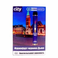 ФРАНКФУРТ ЧЕРНИКА ДЫНЯ City 1600 затяжек Одноразовая электронная сигарета купить ФРАНКФУРТ ЧЕРНИКА ДЫНЯ City 1600 затяжек Одноразовая электронная сигарета купить