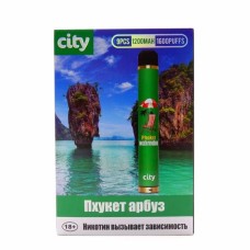 ПХУКЕТ АРБУЗ City 1600 затяжек Одноразовая электронная сигарета купить ПХУКЕТ АРБУЗ City 1600 затяжек Одноразовая электронная сигарета купить