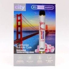 КАЛИФОРНИЯ ЖВАЧКА City 1600 затяжек Одноразовая электронная сигарета купить КАЛИФОРНИЯ ЖВАЧКА City 1600 затяжек Одноразовая электронная сигарета купить