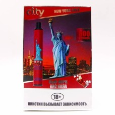 НЬЮ-ЙОРК АЙС КОЛА City 800 затяжек Одноразовая электронная сигарета купить