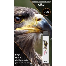 ОРЕЛ РОЗОВЫЙ ЛИМОНАД CITY ZOO 700 затяжек Оригинал Одноразовая электронная сигарета купить