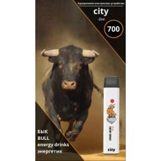 БЫК ЭНЕРГЕТИК CITY ZOO 700 затяжек Оригинал Одноразовая электронная сигарета купить
