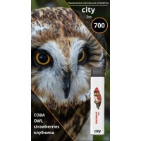 СОВА КЛУБНИКА CITY ZOO 700 затяжек СОВА КЛУБНИКА CITY ZOO 700 затяжек