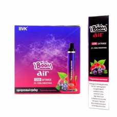 ЧЕРНИКА МАЛИНА iBoom Air 1200 затяжек 2% nic Одноразовая электронная сигарета купить