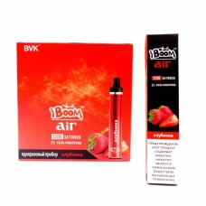 КЛУБНИКА iBoom Air 1200 затяжек 2% nic Одноразовая электронная сигарета купить