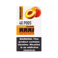 Картриджи 4X Pods (4 шт) Peach Madness 68 мг Картриджи 4X Pods (4 шт) Peach Madness 68 мг