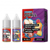 Жидкость DUALL TANDEM Hard Ледяная Кола и Яблоко / Ягоды Персик Черника (20 мг/2*10 мл) Жидкость DUALL TANDEM Hard Ледяная Кола и Яблоко / Ягоды Персик Черника (20 мг/2*10 мл)