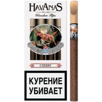 Сигариллы Havanas Cherry Wooden Tip (4 шт.) Сигариллы Havanas Cherry Wooden Tip (4 шт.)